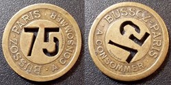 fb- Bussoz - Jeton à consommer 75 C. Paris