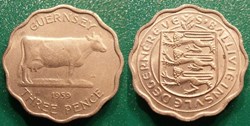 3 Pence 1959