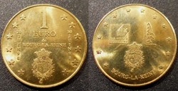 d- Jeton Bourg-la-Reine 1 Euro 1998