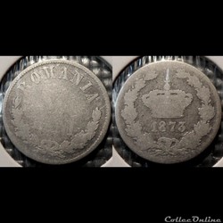 Roumanie 50 Bani 1873