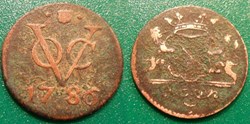 Nederland Indie 1 Duit 1786