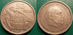 50 Pesetas 1957