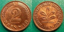 2 Pfennig 1962