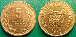 5 Pesos 1989