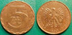 5 Zlotych 1987