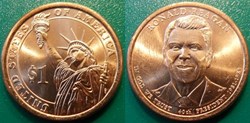 1 dollar Presidents: 1981-1989 Ronald Reegan