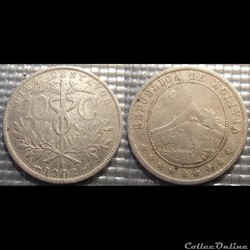 Bolivie 10 centavos 1902