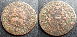 Berry Principauté de Boisbelle-Henrichemont Double Tournois 1636