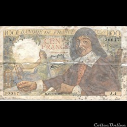 100 Francs Descartes