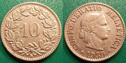 10 Centimes 1939
