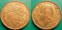 50 Francs 1950 Rainier III