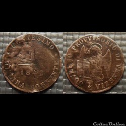 Italie Venise 1 Centésimo 1849