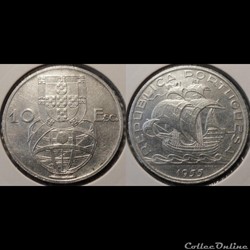 Portugal 10 Escudos 1955