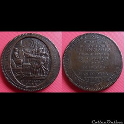 o- Monnaie de confiance 5 Sols au serment 1792