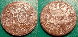 q- MN etr Germany Kreuznach 10 Pfennig