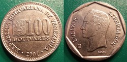 100 Bolivars 2001