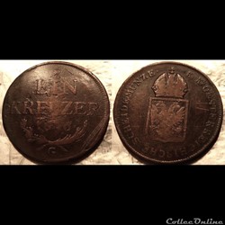 Autriche 1 Kreuser 1816