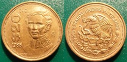 20 Pesos 1985