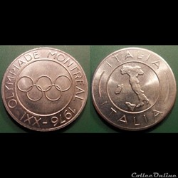 e- J etr Italie XXI Olympiade Montréal 1976