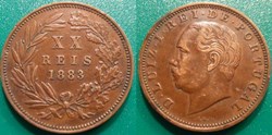 Portugal 20 Reis 1883