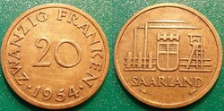 20 Franken 1954