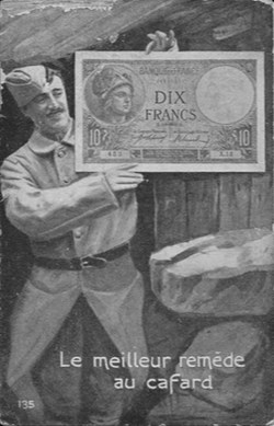 Carte Postale Le meilleur remède au cafard 1917