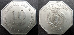 p- MN Perpignan 10 C. Al 1921 Elie:10.13
