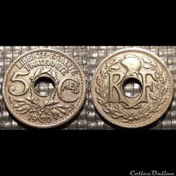 Cc 5 centimes EM Lindauer 1920 17mm 2g