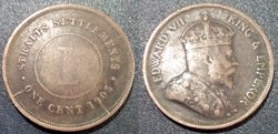 Malaisie Straits et Settlements 1 Cent 1903