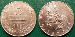 Autriche 5 Shilling 1961