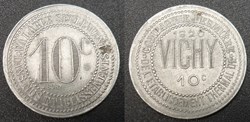 p- MN Vichy 10 C. 1920 Al Elie:50.3