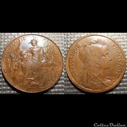 Da 10 centimes Dupuis 1921