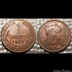 Aa 1 centime Dupuis 1913