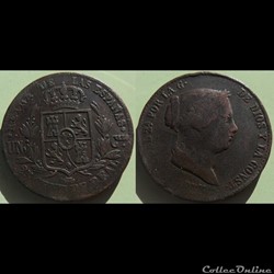 Espagne 25 centimos 1855