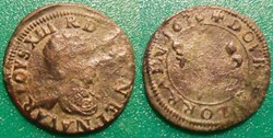 G1 Louis XIII Double Lorrain 1636 Stenay