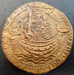 s- jeton BP Le Trésor des Pirates n° 2 ANGLETERRE Noble env. 1365