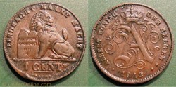 Belgique 1 Cent. 1912 der Belgen