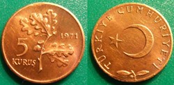 5 Kurus 1971 poids faible