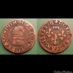 Dombes Gaston d'Orléans double tournois 1637