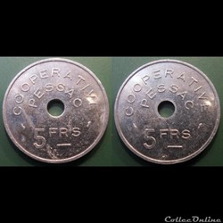 p- MN Pessac Coopérative Monnaie de Paris 5 Fr. Al Elie:10.3