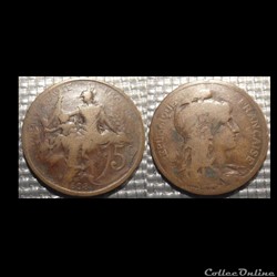 Ca 5 centimes Dupuis 1898