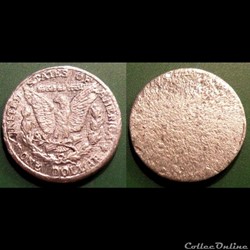 e- J etr USA One Dollar uniface