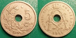 5 Centimes 1931 Belgie