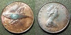 ½ penny - Elizabeth II 1976