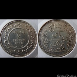 Tunisie 2 Francs 1916A