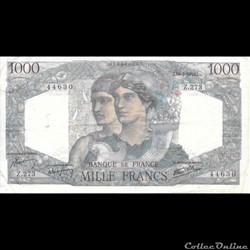 1000 Francs Hercule et Minerve