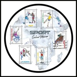 2022 Bloc 6 timbres - Sports couleur Passion