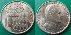 1 Franc 1977 Rainier III