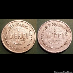 b- Jeton Anc.Ets Frémy Fils Merci