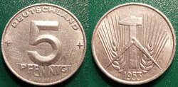 5 Pfennig 1953